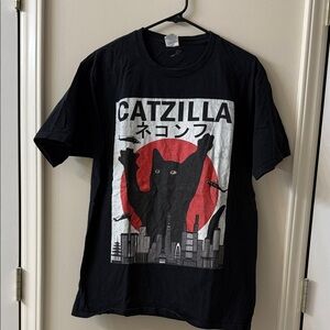 Port and Company Black Catzilla Tee